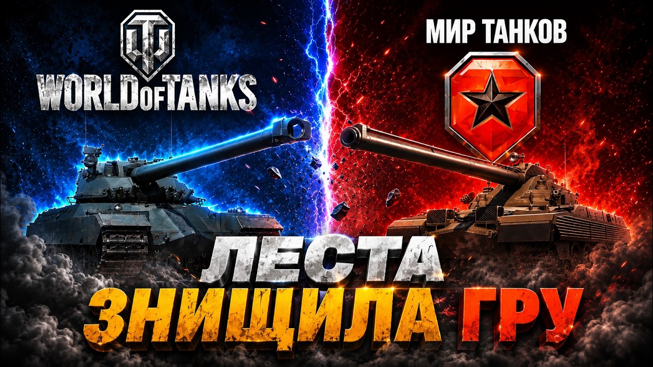 ЛЕСТА йде на ДНО | World of Tanks vs Мир танков