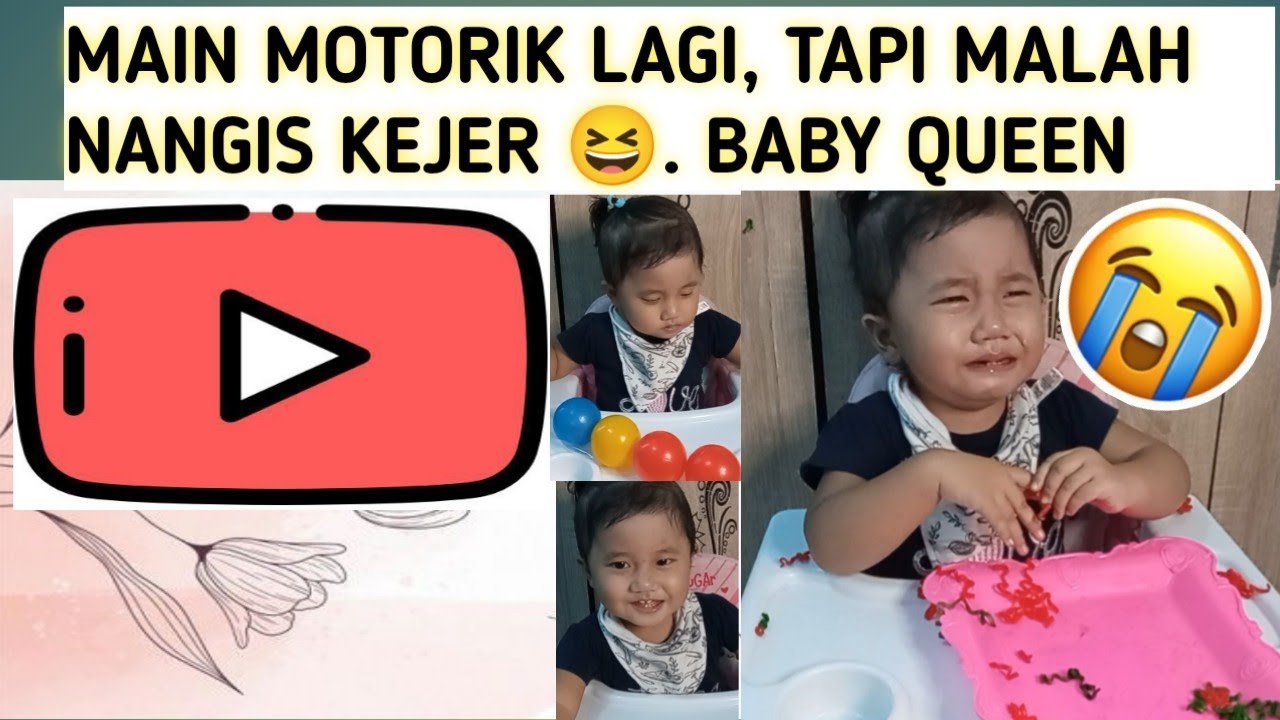 BERMAIN SUSUN KOTAK, PETIK BOLA DAN MIE WARNA-WARNI. TAPI KO? NANGIIIIS LAGI.