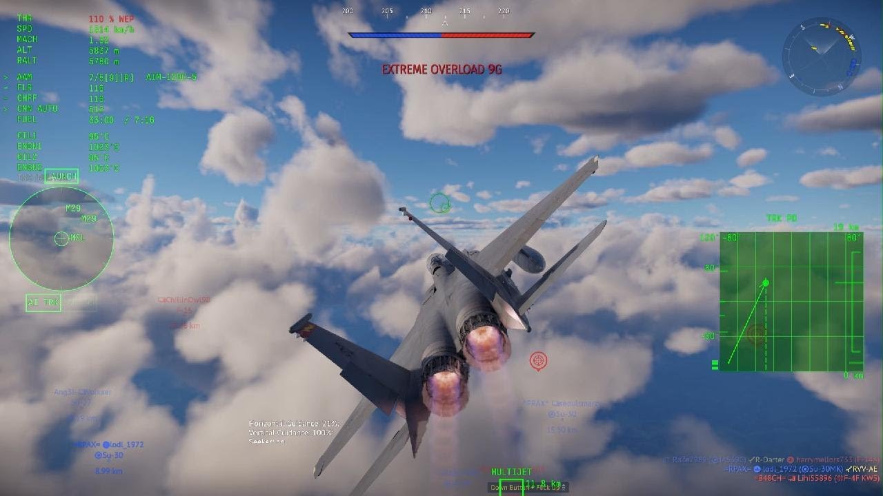 War Thunder F-15E 4 kills