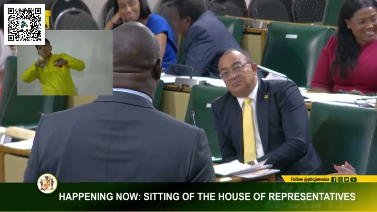 PNP MP Dayton Campbell  The Sitting of the House of Representatives