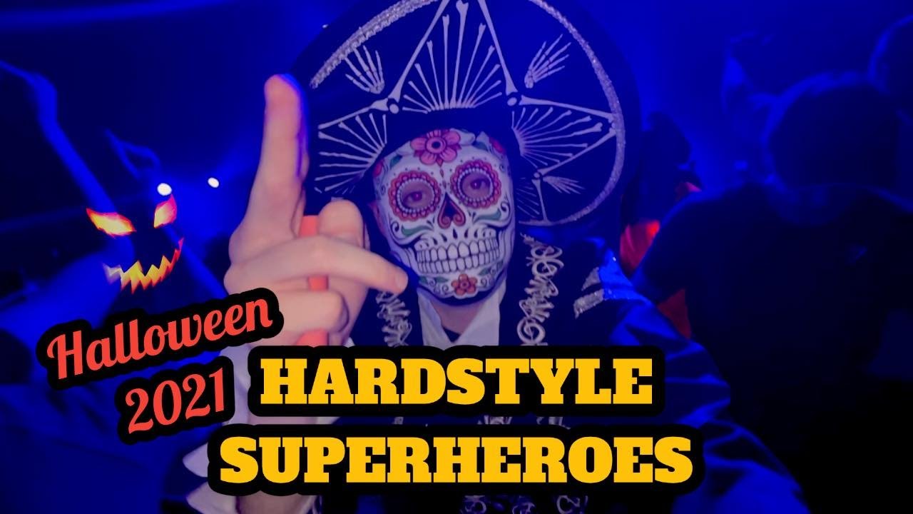 HARDSTYLE SUPERHEROES | Halloween Rave Vlog