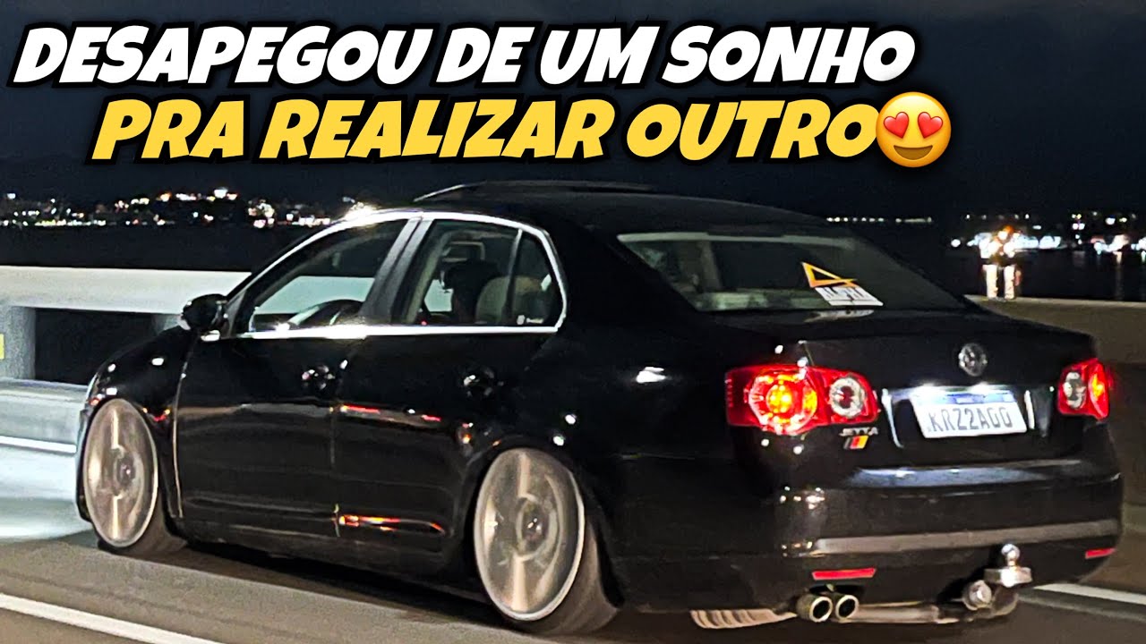JETTA MK5 REBAIXADO COM RODAS ARO 20 E SUSPENSÃO A AR!🔥