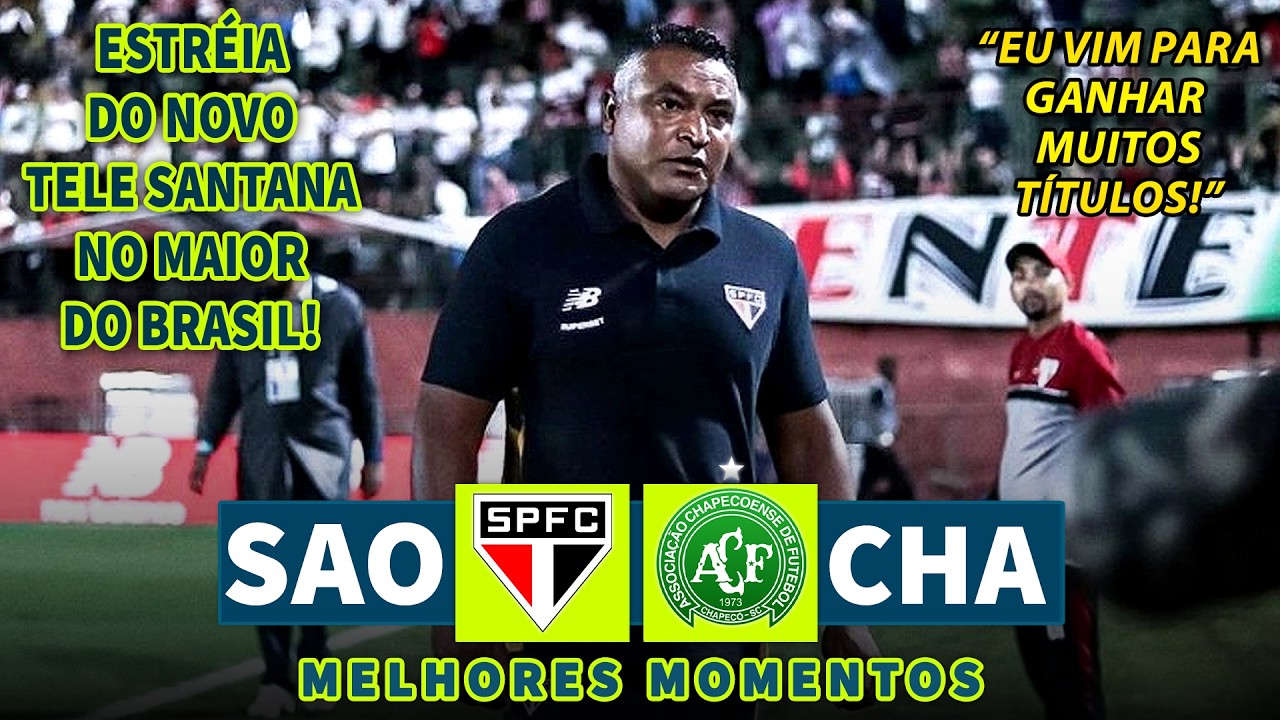 ESTRÉIA DE ROGER MACHADO NO TRICOLOR | São Paulo x Chapecoense | Melhores Momentos | 12/03/2026