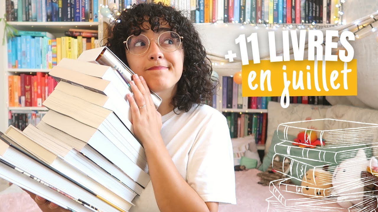 ARRIVÉE LIVRESQUE 📚 + 11 livres en juillet 2023
