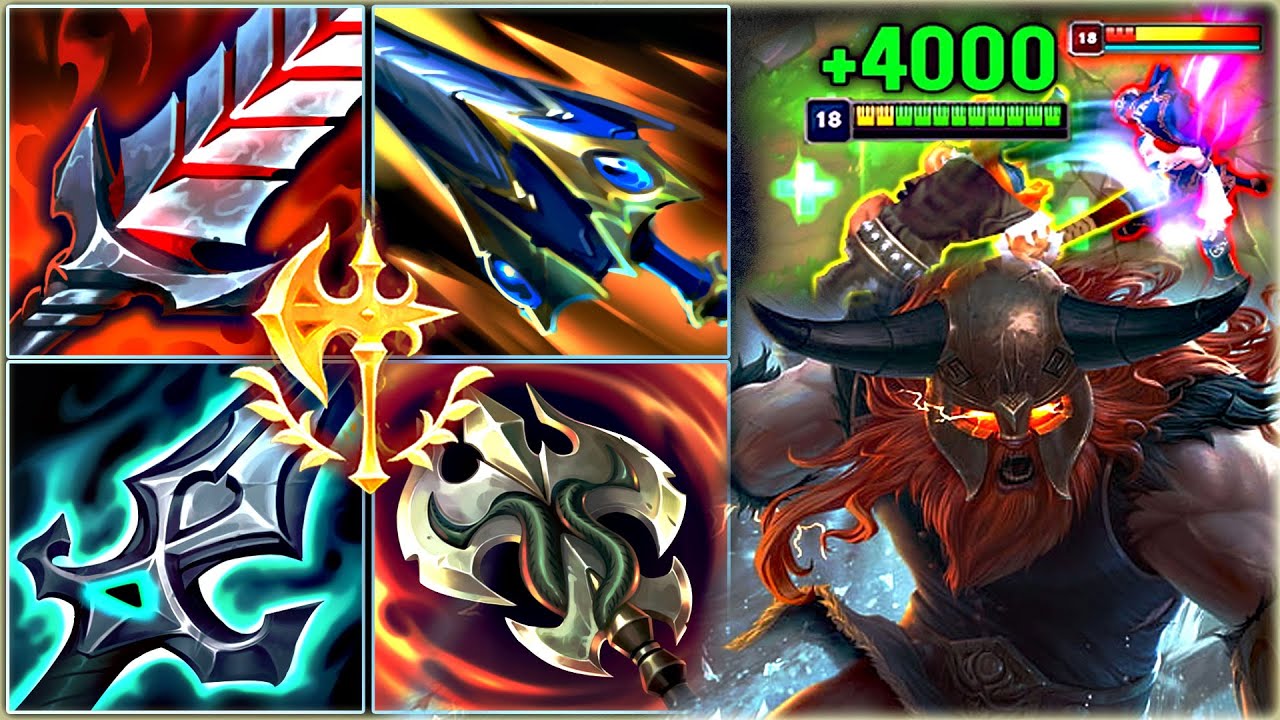 OLAF BUILD ROUBO DE VIDA, É IMORAL A CURA DELE!
