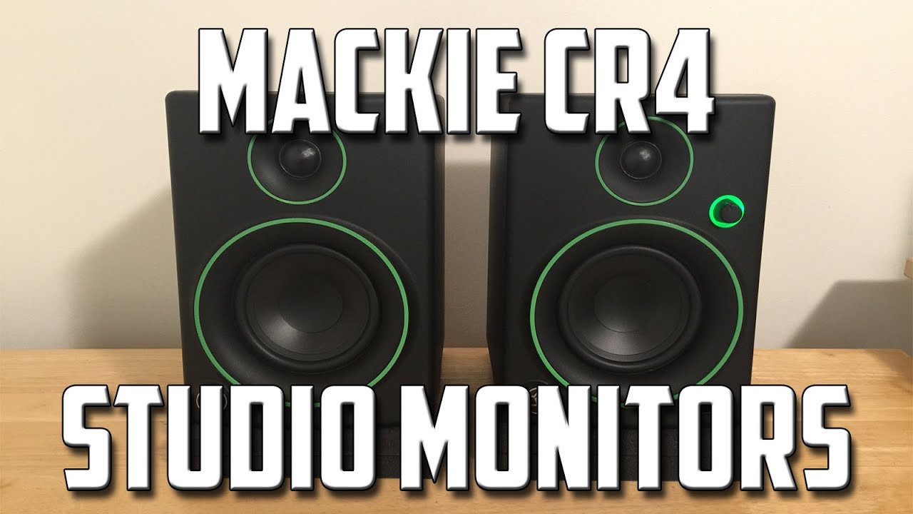 Mackie CR4 Studio Monitors - Unboxing, Setup, and Review!