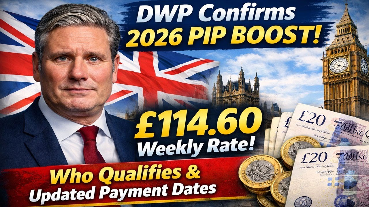 DWP Confirms 2026 PIP Boost!&pound;114 60 Weekly Rate Who Qualifies & Updated Payment Dates
