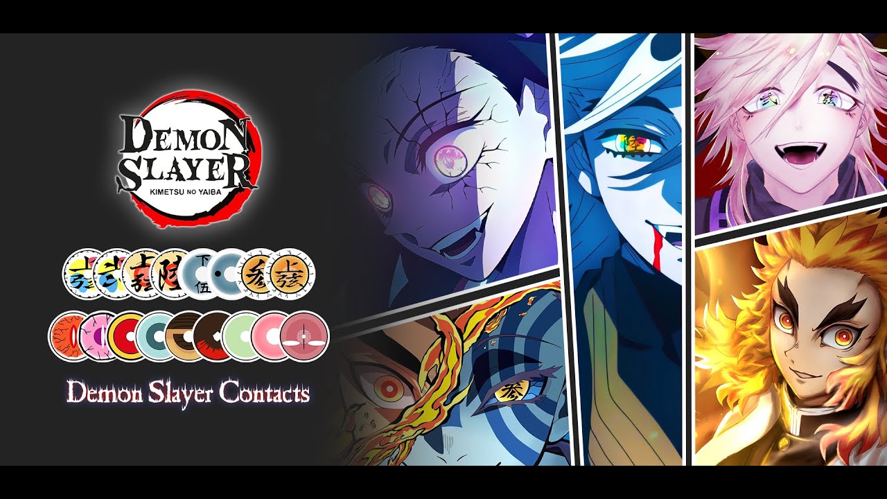 🔥⚔️ Unleash Your Inner Demon Slayer with Demon Slayer Contacts! ⚔️🔥