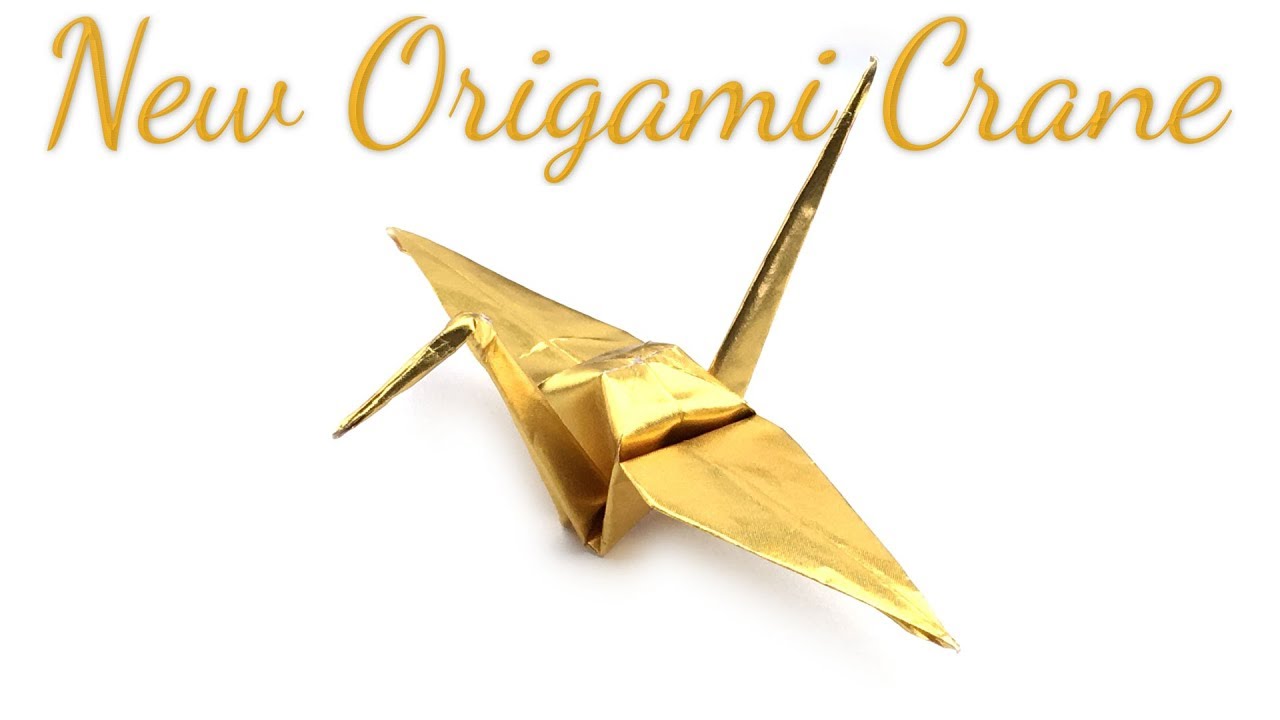New Origami Crane (skinnier than the Traditional Crane)