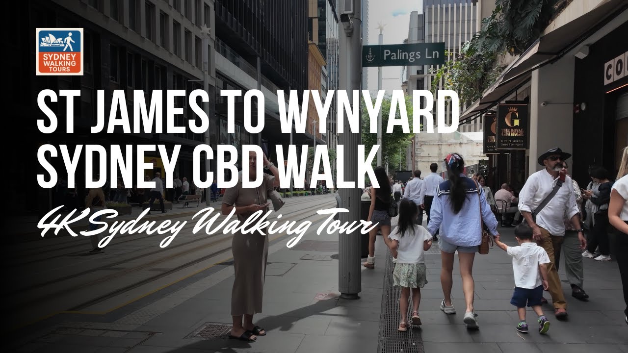 Sydney City Walk | St James Station → Elizabeth St → Martin Place → George St