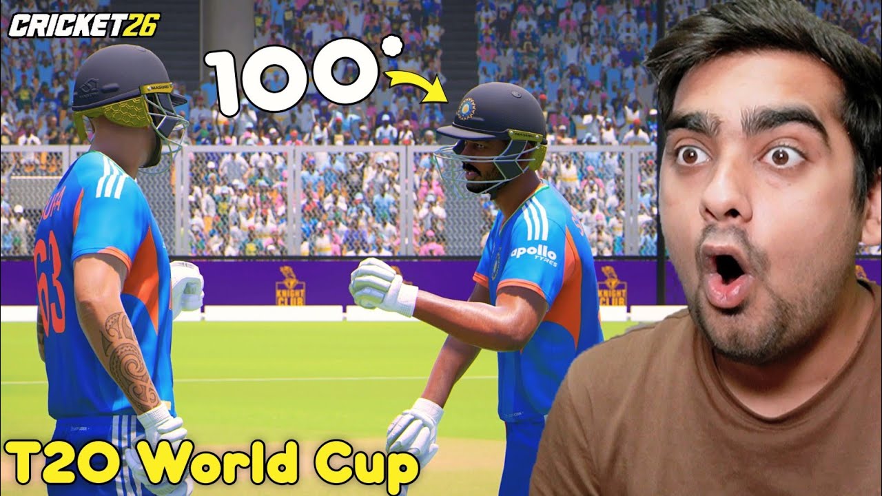 Sanju 100* IND Vs WI T20 World Cup (Last Match) Cricket 26 Hard