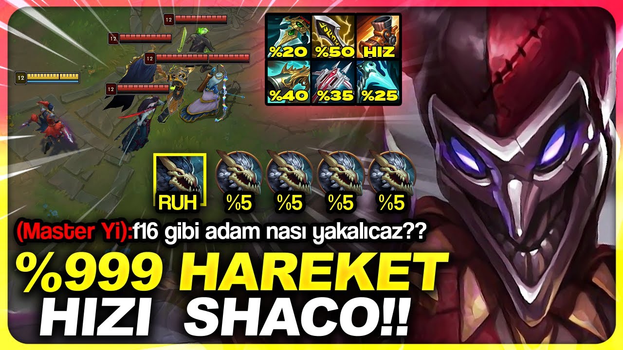 SPEED.HACK SHACO !! 4 BULUT EJDERİ !! KANSER OLDULAR SÖVDÜLER !! | Ogün Demirci