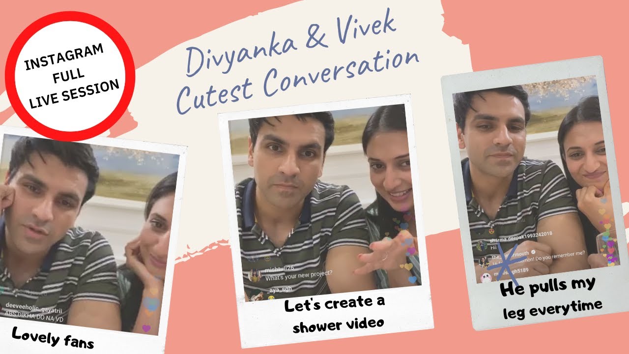 Divyanka Tripathi & Vivek Dahiya Cutest and Sweetest Full Conversation | Couple Goals | April 1,2020