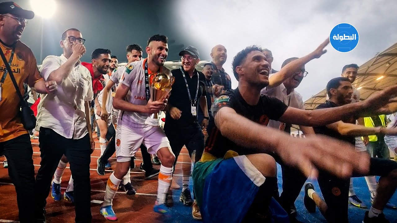 مشاهد خاصة لاحتفالات لاعبي النهضة البركانية باللقب القاري مع الجماهير  😍🏆🏆