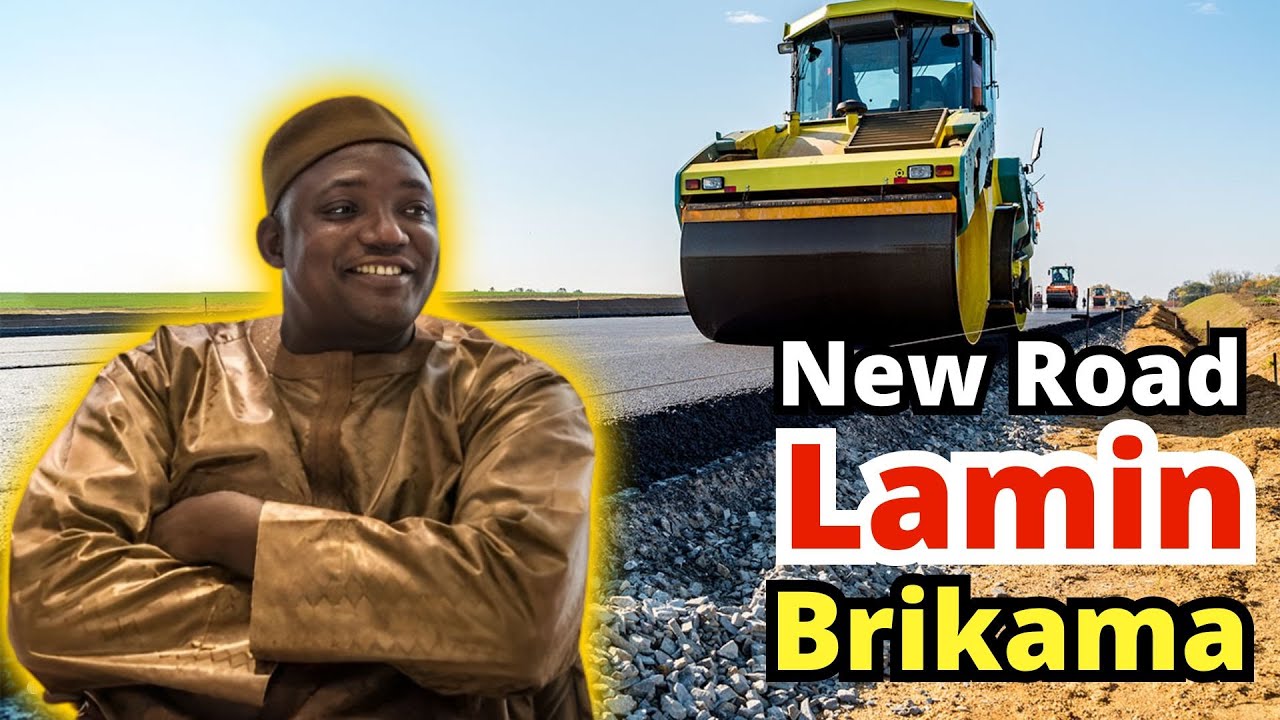 Barrow's New Road from Lamin to Brikama The Gambia