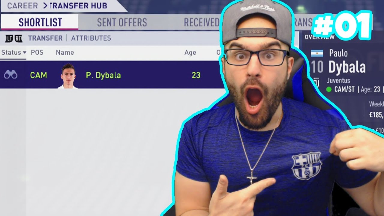 FIRST MASSIVE BARCELONA SIGNING *$100,000,000* - FIFA 18 CAREER MODE #01