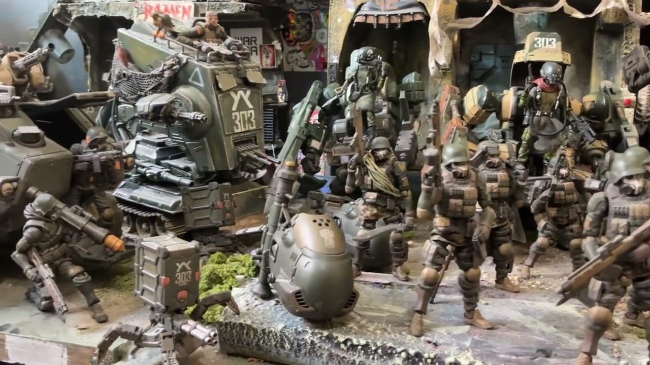 Acid Rain World / joy toy 1:18 scale diorama collection update