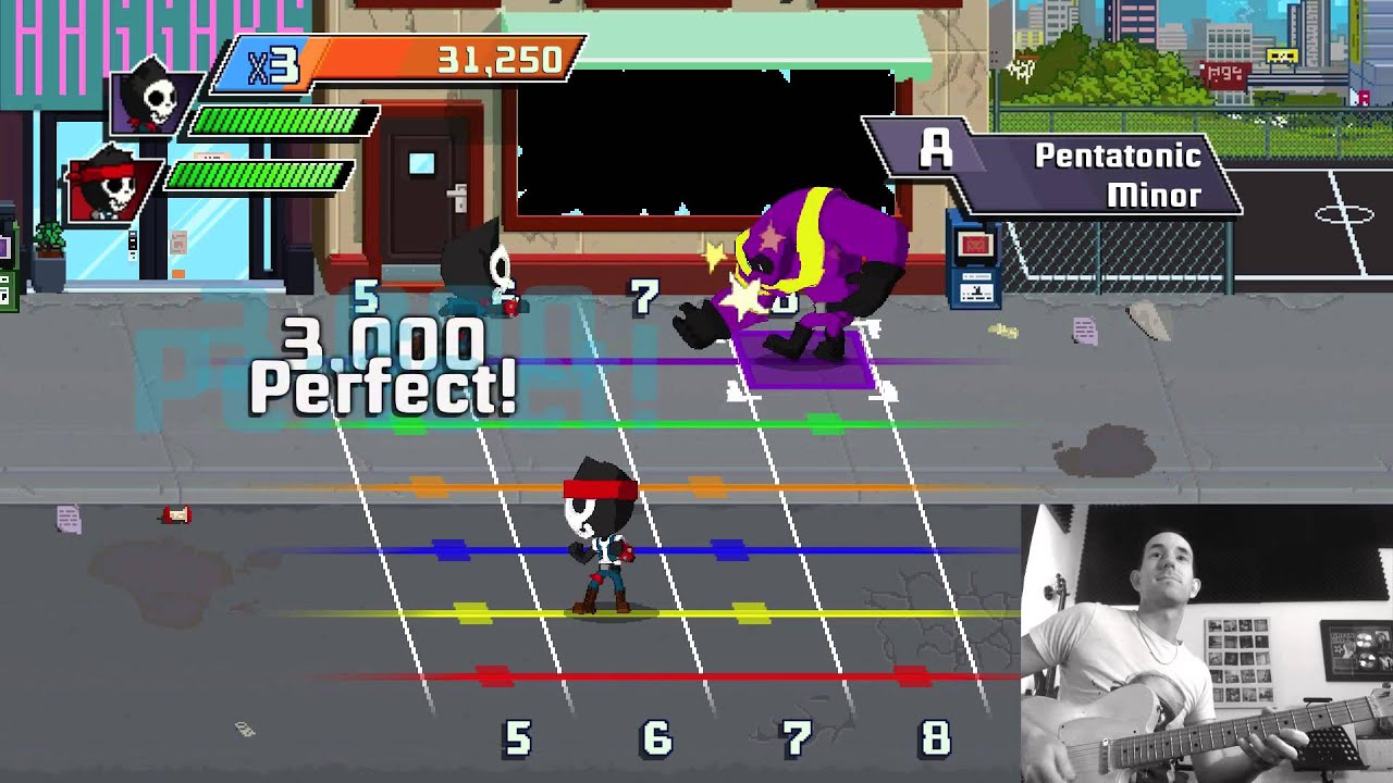 Scale Warriors - Rocksmith 2014 - Guitarcade - Mini Game - Guitar Video Game