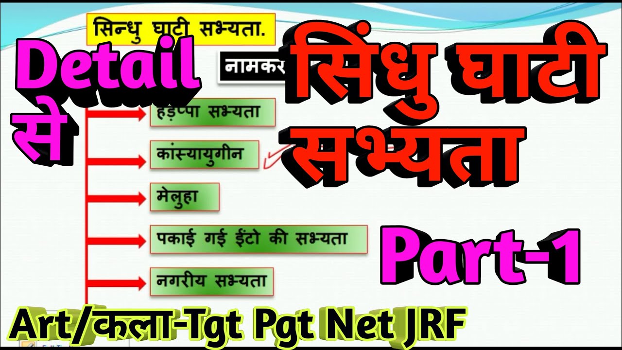 सिंधु घाटी सभ्यता,part-1,tgt pgt art, हड़प्पा सभ्यता, इंडस वैली, Indus civilization,edushino