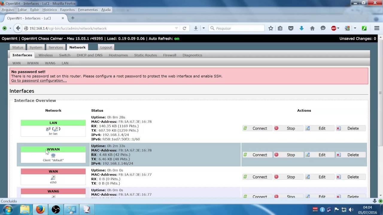 Como configurar o OpenWrt no modo Relay  (Ponte de Retransmissão)