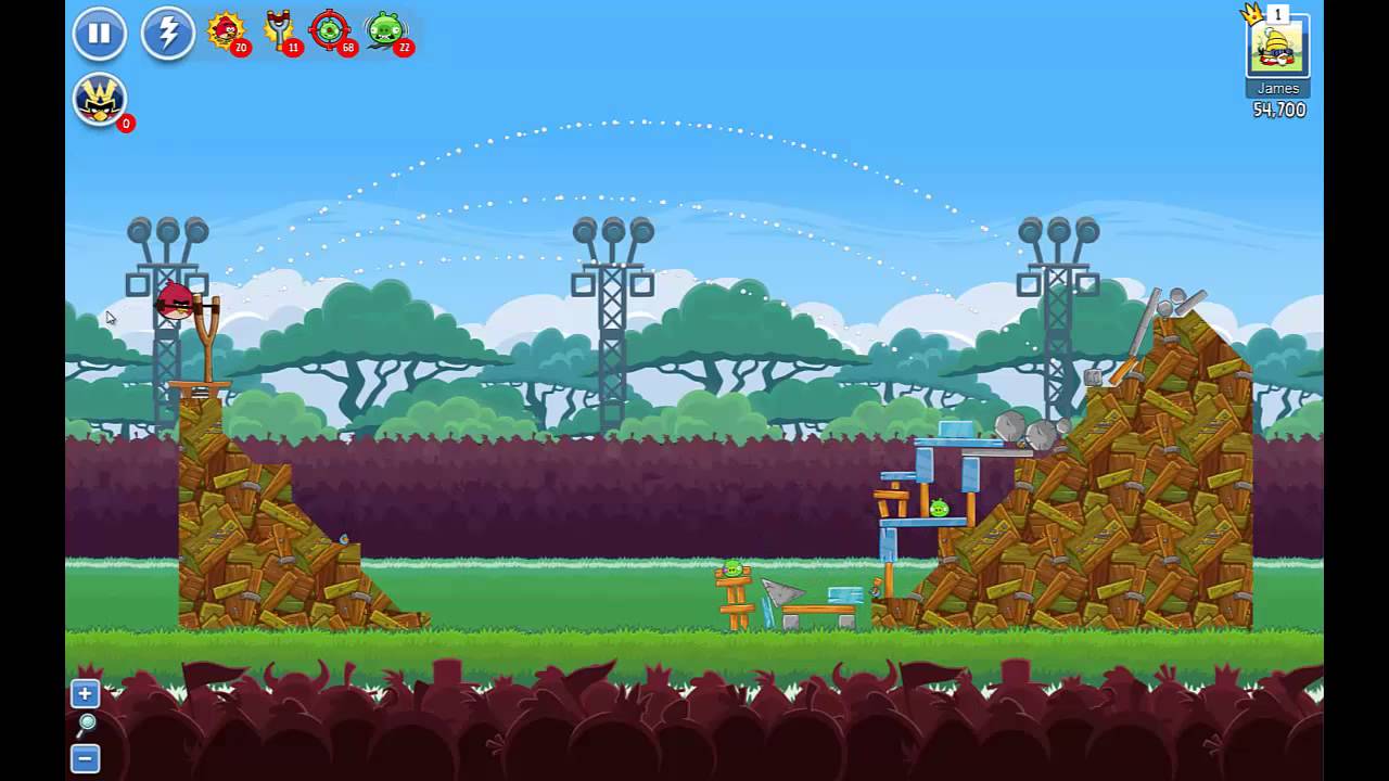 Angry Birds Friends :: Week 60 :: Level 6 :: July 8th, 2013 :: 93k :: Without Powerups