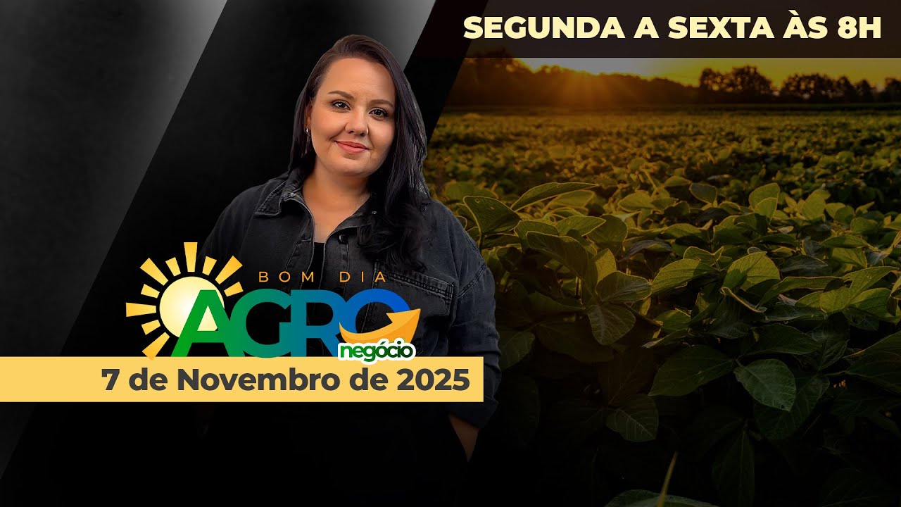 Bom dia Agroneg&oacute;cio - 🔴AO VIVO - TV Not&iacute;cias Agr&iacute;colas