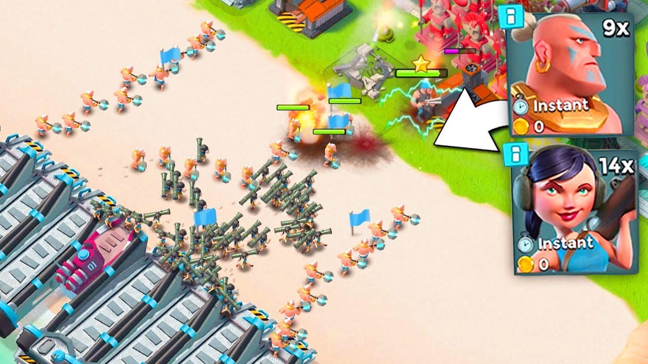 NEW Warrior and Zooka Strategy in Boom Beach