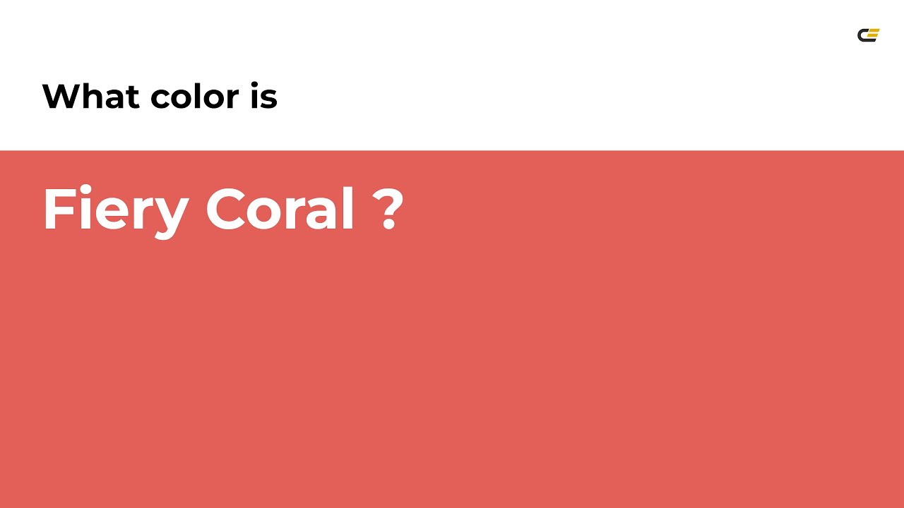 Fiery Coral color #e26058 hex color - Orange color - Cool color e26058