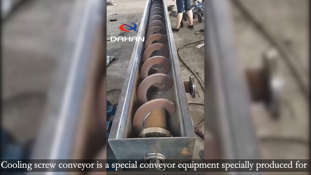 cooling screw conveyor