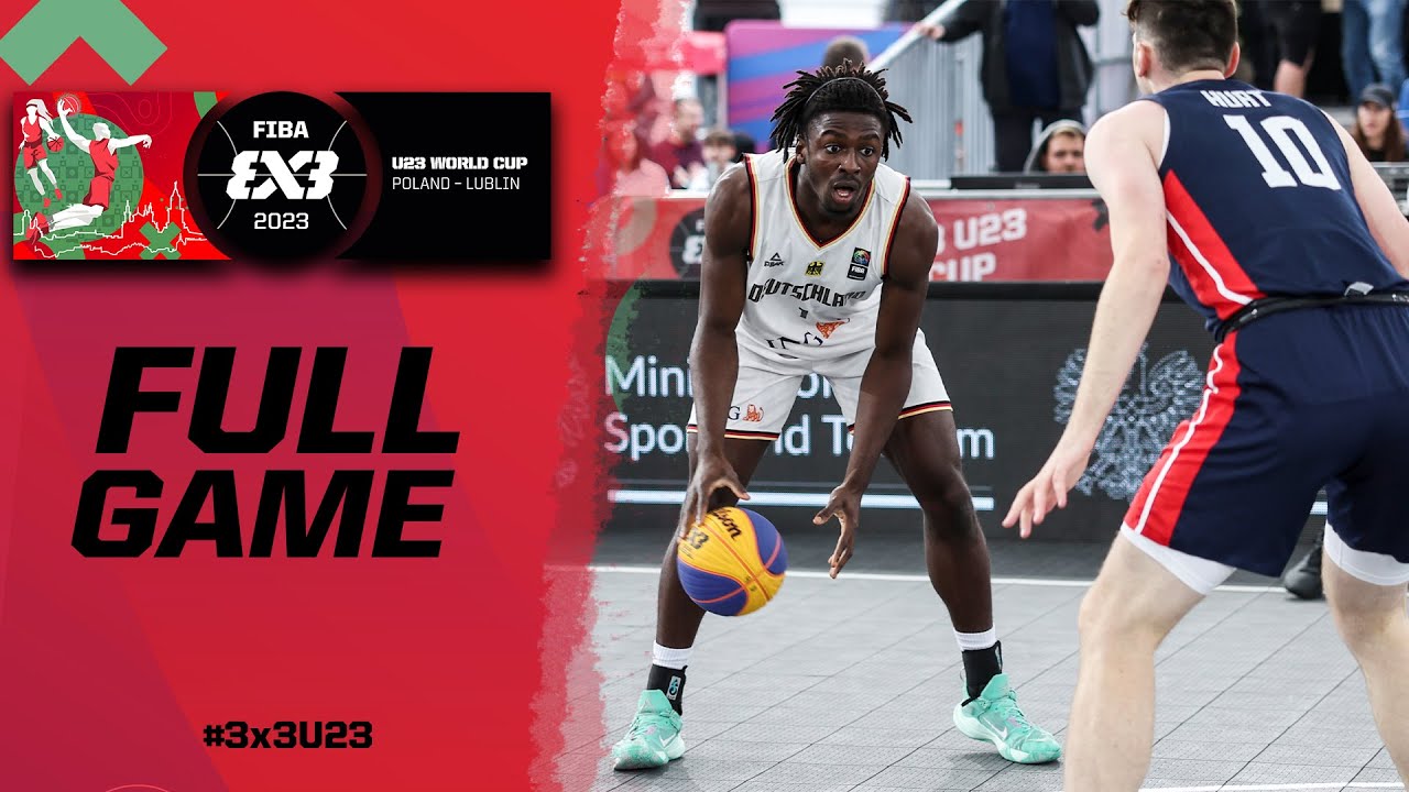 Germany 🇩🇪 vs United States 🇺🇸 | Men Semi-Finals | Full Game | FIBA 3x3 U23 World Cup 2023