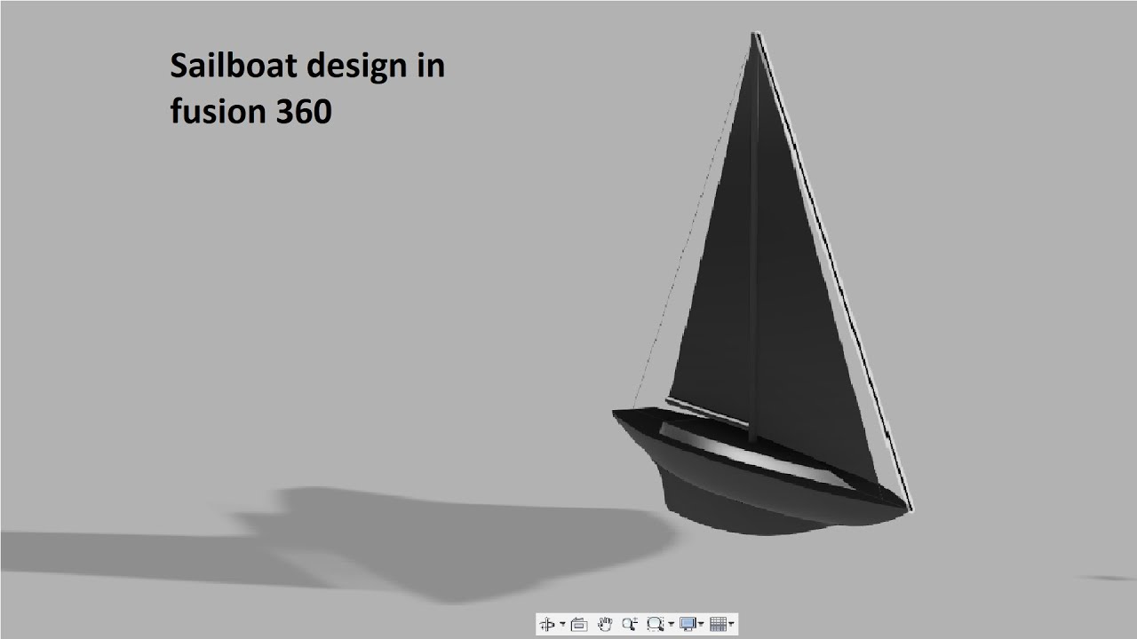 Sailboat hull design in fusion 360