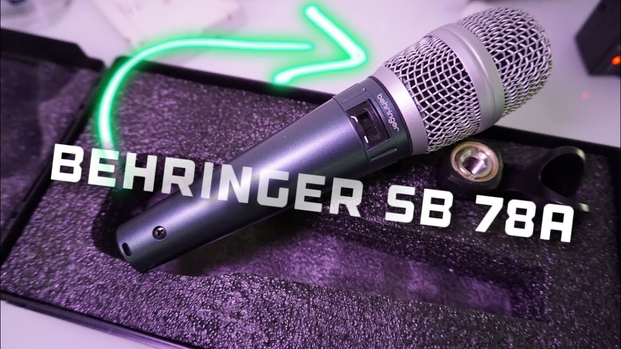Конденсаторный вокальный Behringer SB 78a тест и обзор