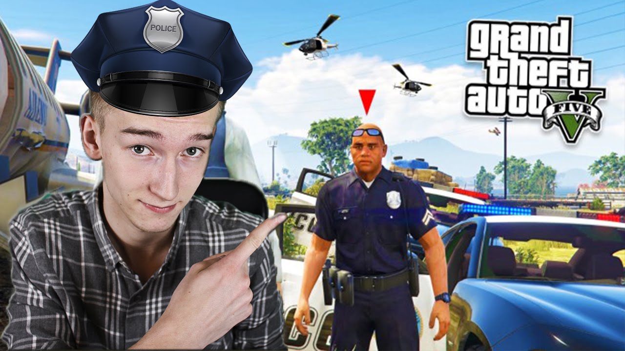 GTA V PRAWDZIWE ŻYCIE #7 - Policjantem być! [1/5]
