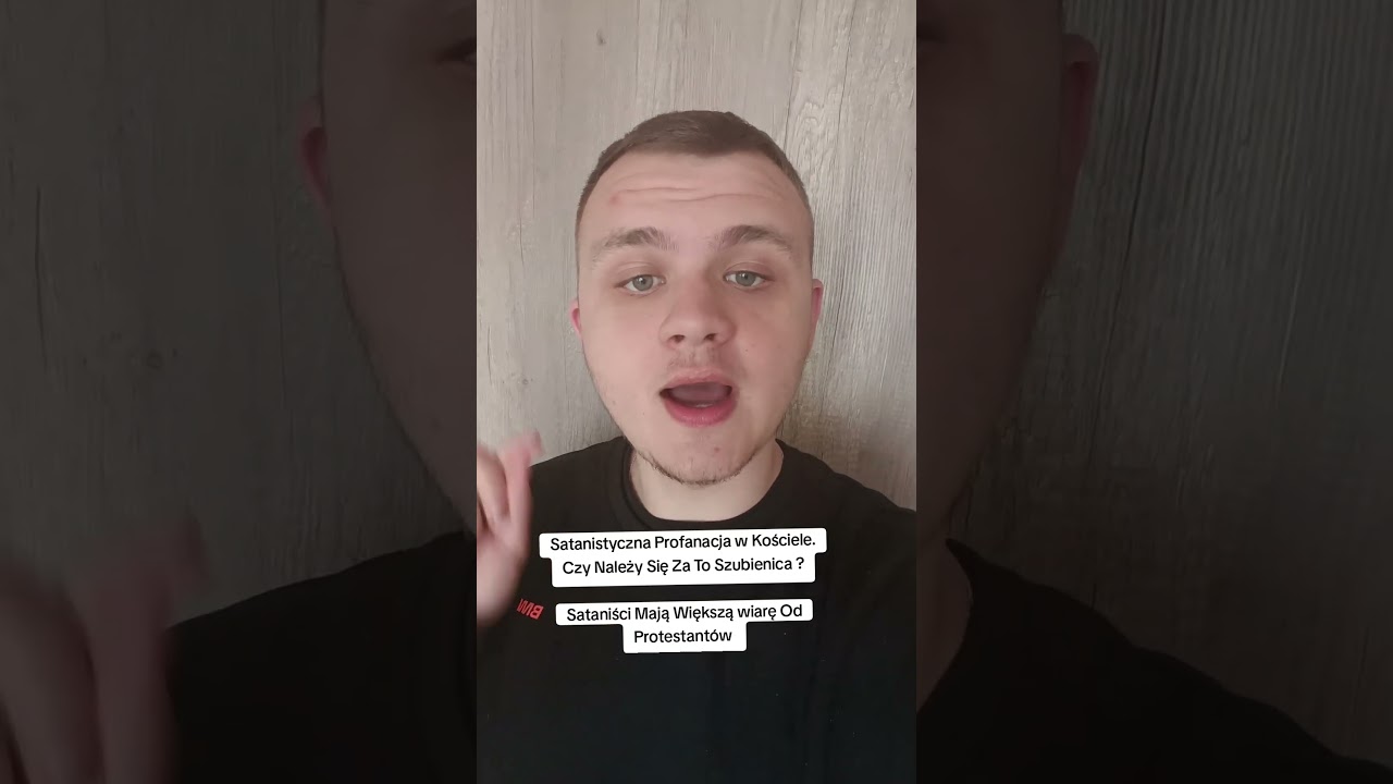 Satanistyczna Profanacja w Kościele.Czy Należy Się Za To Szubienica ?