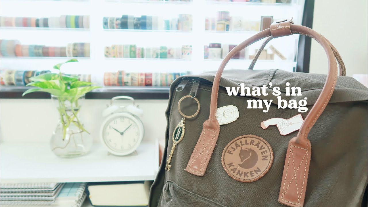 🎒 what's in my Kanken backpack | maiden manila