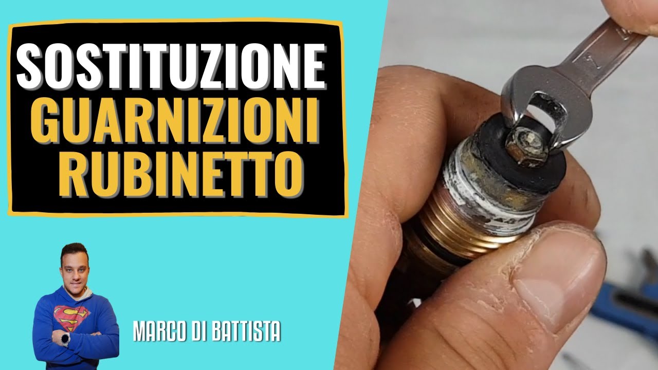 Come sostituire le guarnizioni di un miscelatore con manopole TUTORIAL