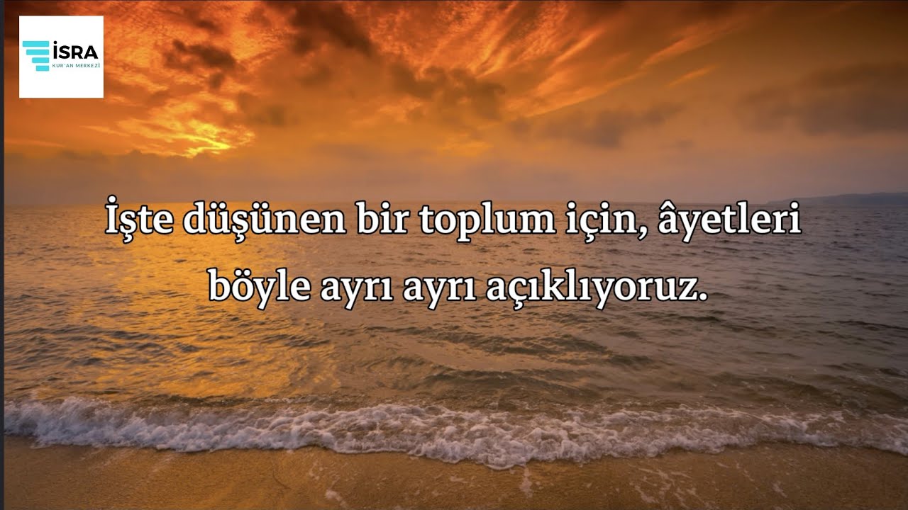 Yunus Suresi - İslam Subhi