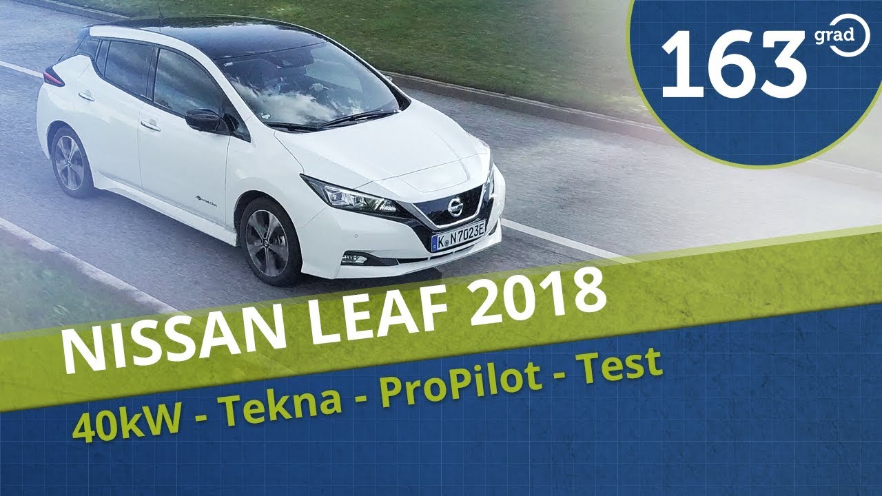 Nissan LEAF Tekna 2018 (40 кВт⋅ч) Тестовый немецкий — зарядка, запас хода, ProPilot