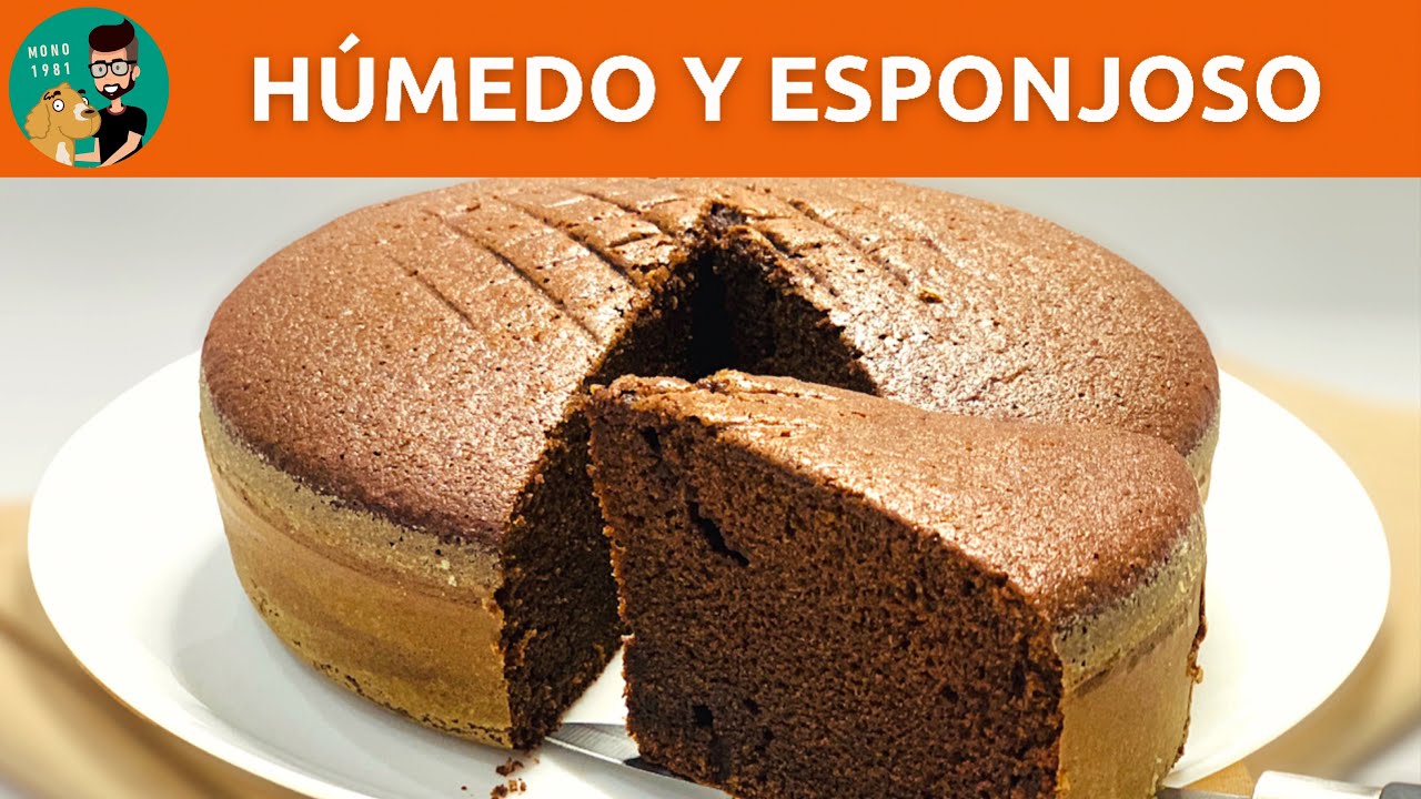 C&oacute;mo Hacer un Bizcochuelo Casero de Chocolate H&uacute;medo y Esponjoso F&aacute;cil / MONO 1981