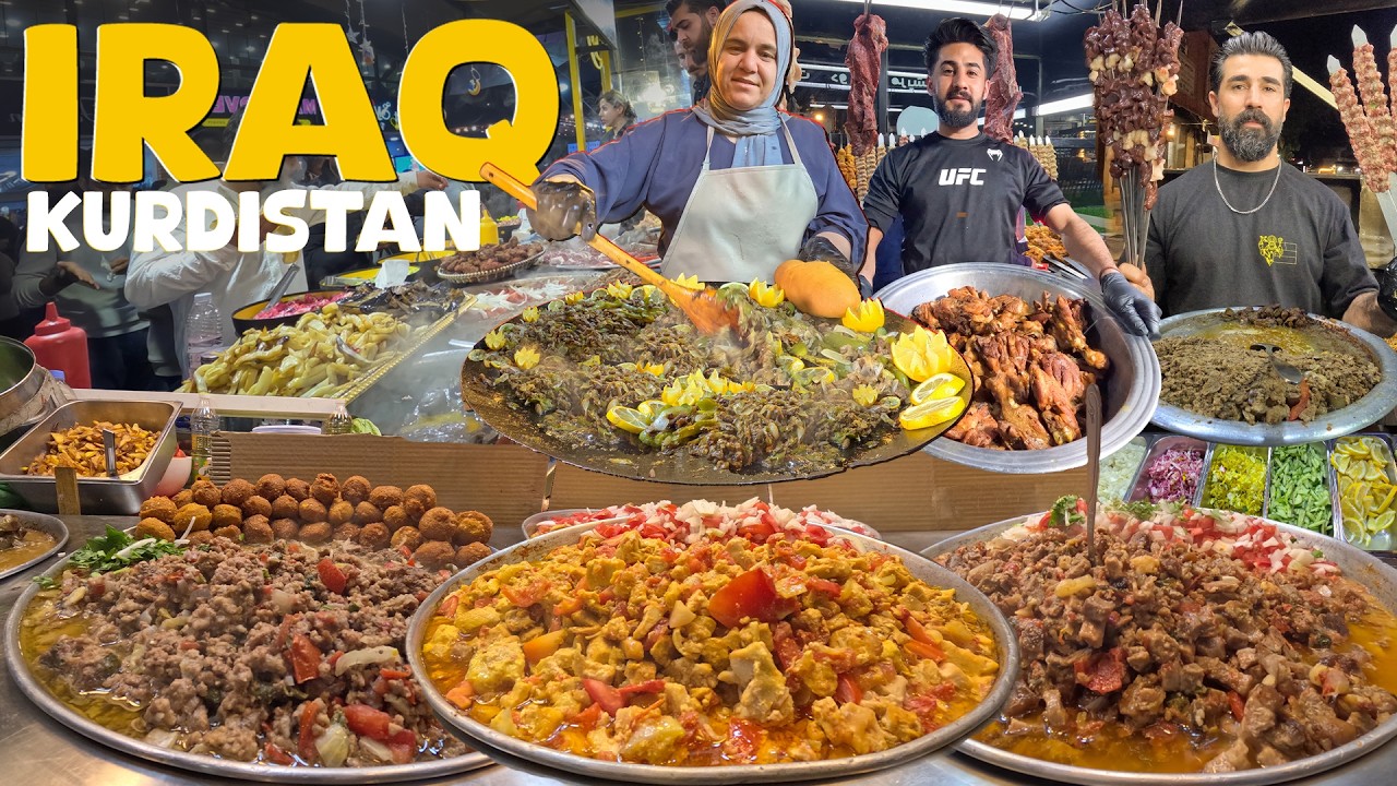 Kurdistan! Amazing Erbil & Slemani $1 Street Food 🇮🇶 IRAQ