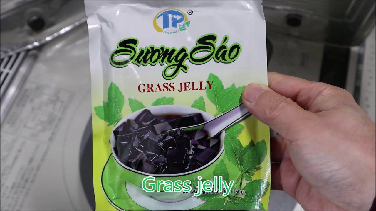 【Black jelly】How to make Grass Jelly.