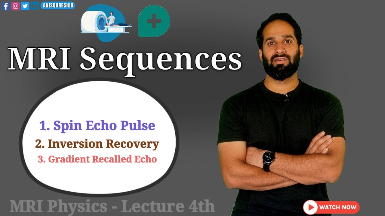 MRI Sequences | Spine echo, Inversion Recovery & Gradient Recall echo | By Anis Qureshi