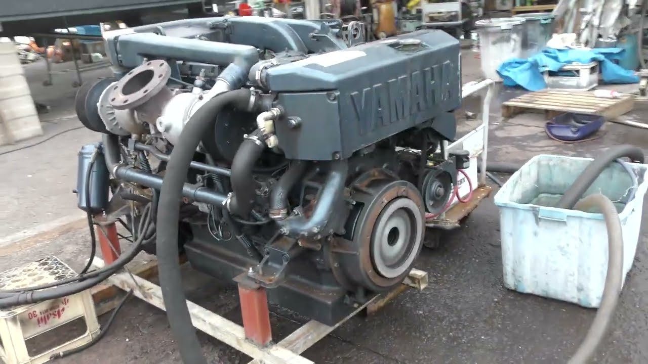 No.3660 ヤマハ MD1051KUH 580PS (2.48) Yamaha 【Used Marine Diesel Engine Amakusa Marina マリンエンジン】