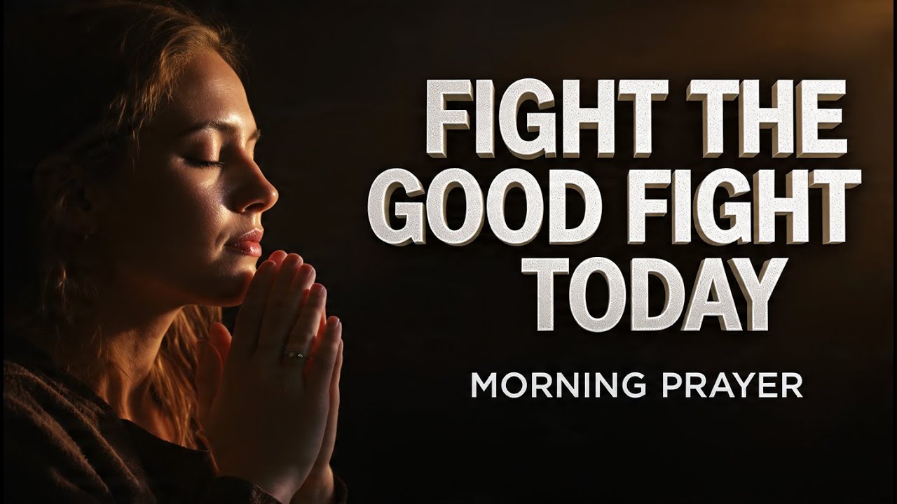 God, Help Me Stop Fighting People and Start Fighting in Faith | Morning Prayer