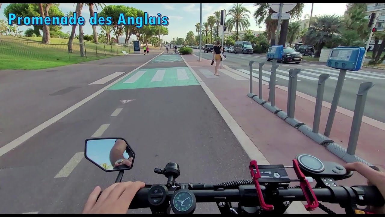Balade à Nice en trottinette #cotedazur #nice