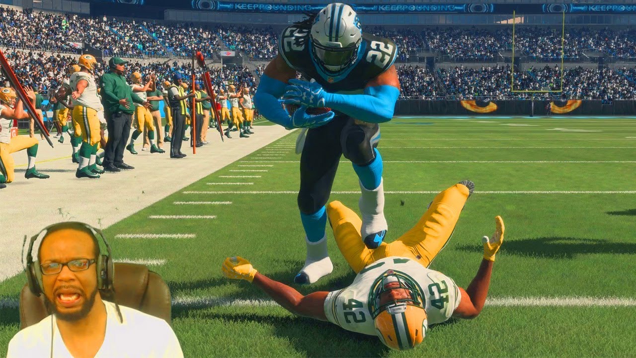 CAM NEWTON TRYING TO PLAY RUNNING BACK! Madden 18 Career Mode RB S3 Ep 42