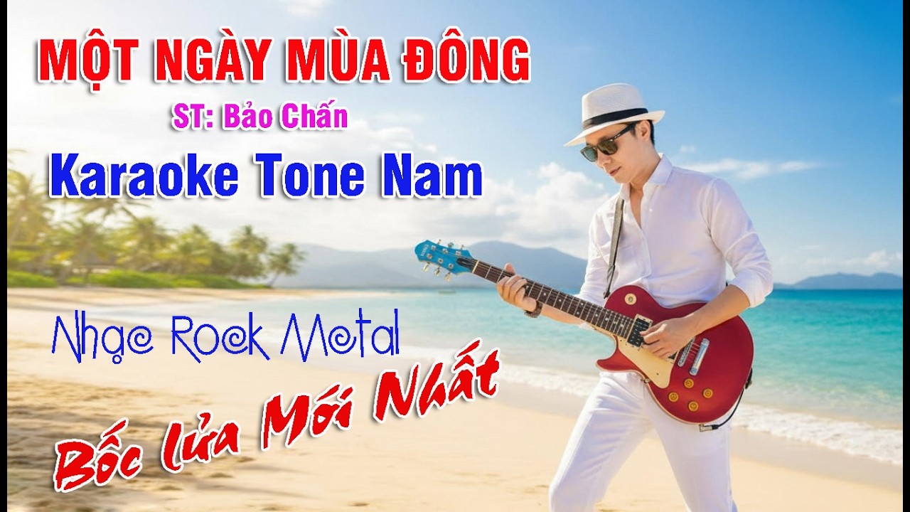 #Karaoke  MỘT NGÀY MÙA ĐÔNG - ST: Bảo Chấn. Nhạc Mạnh Phối Phong Cách Mới Hay Tuyệt Vời!