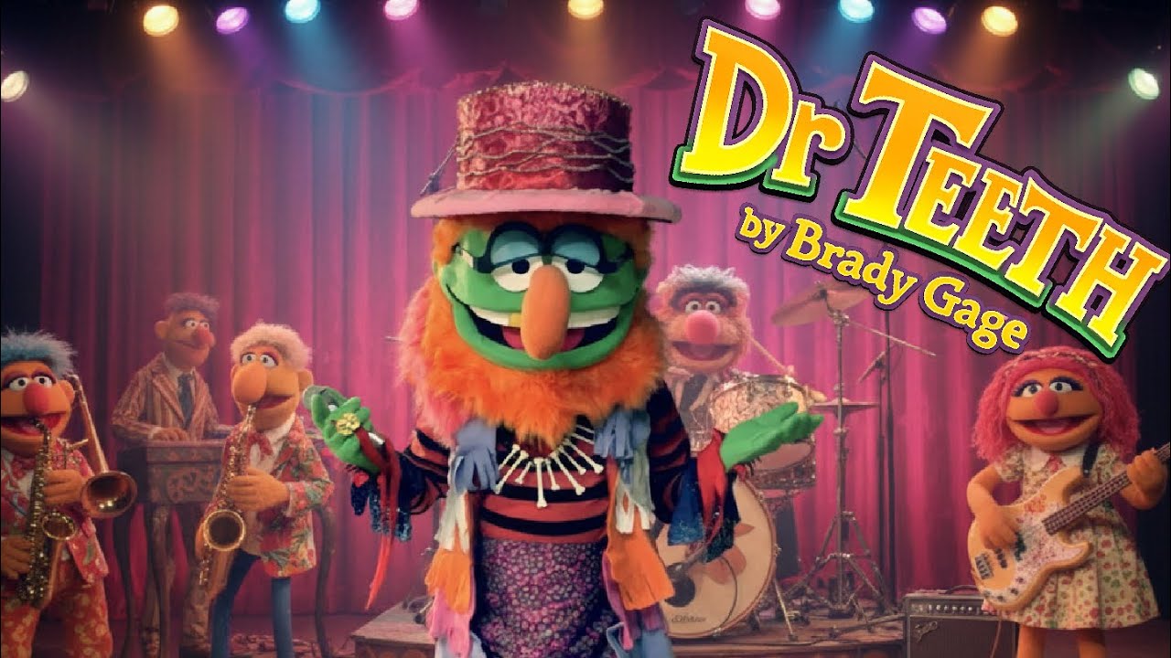 Dr. Teeth Comes Alive! Custom Mask & Costume Review Muppet Cosplay by Brady Gage 