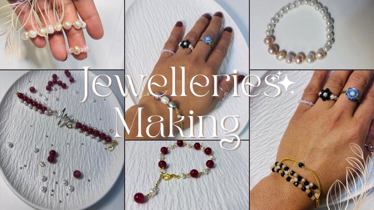 Jewellery Making Video| easy and atep by step | Bracelet making | #creative #jwellerymaking#bracelet