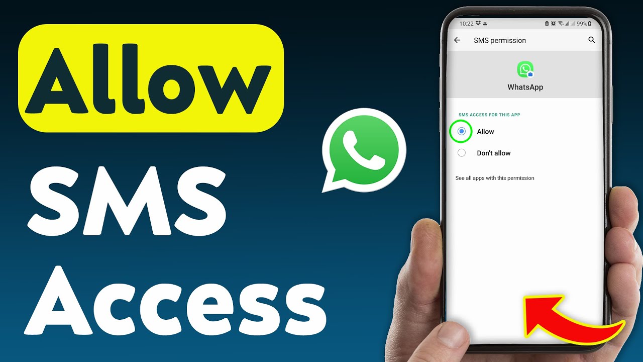 Как разрешить доступ к SMS в WhatsApp (обновлено)